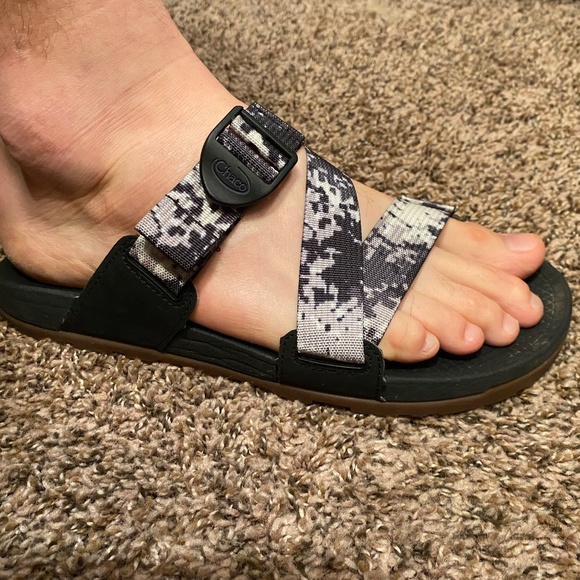 Chaco Lowdown Slide Sandal, Custom Straps, Men\'s 9 main image 4